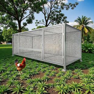 鸡笼家用室内防黄鼠狼自动出蛋饲养笼铁丝网鸽子鸭兔不锈钢养殖笼