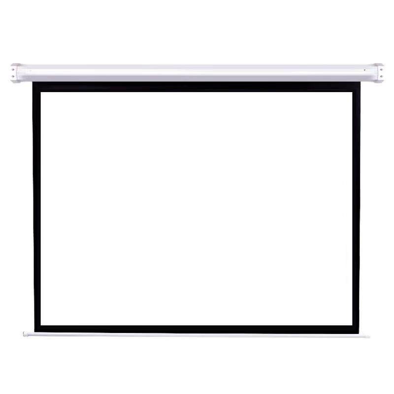 电动幕布/ 支架三角幕/手动自拉幕布72/84/100/120/150寸现货