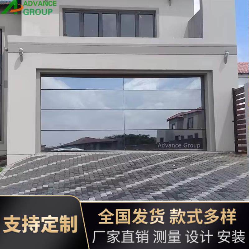 透视车库门汽车4S店铝合金翻板门电动卷闸门自动门别墅防盗卷帘门