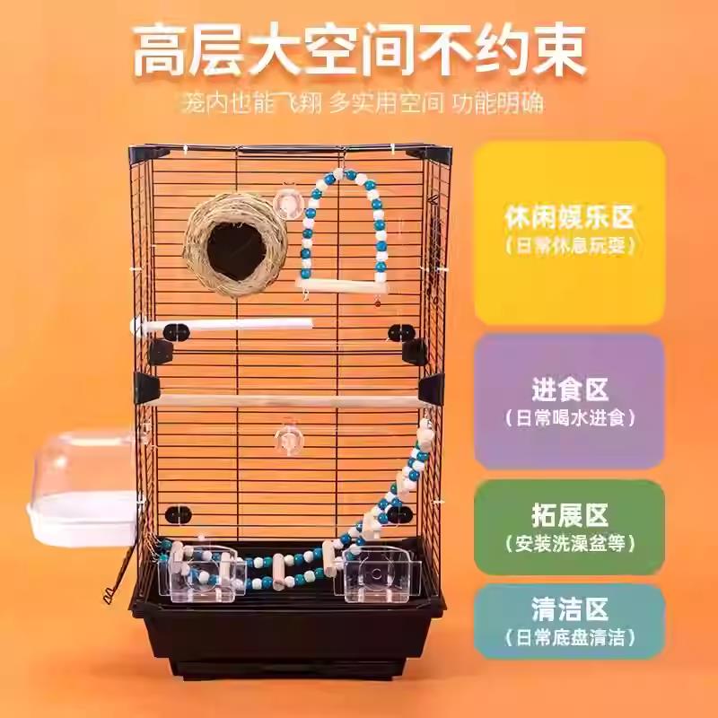 鹦鹉笼鸟笼子虎皮玄凤豪华别墅笼子牡丹八哥可繁殖笼用品繁殖全套图片
