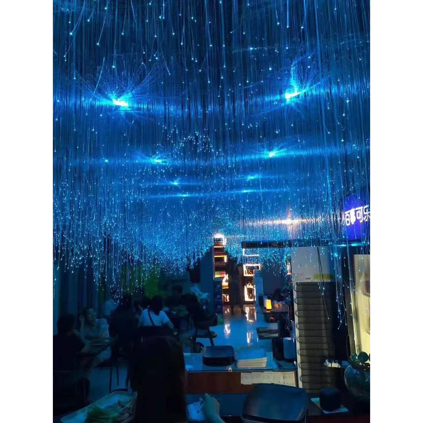 网红光纤灯满天星灯导光条七彩光纤灯束星空顶氛围灯光纤丝星空灯