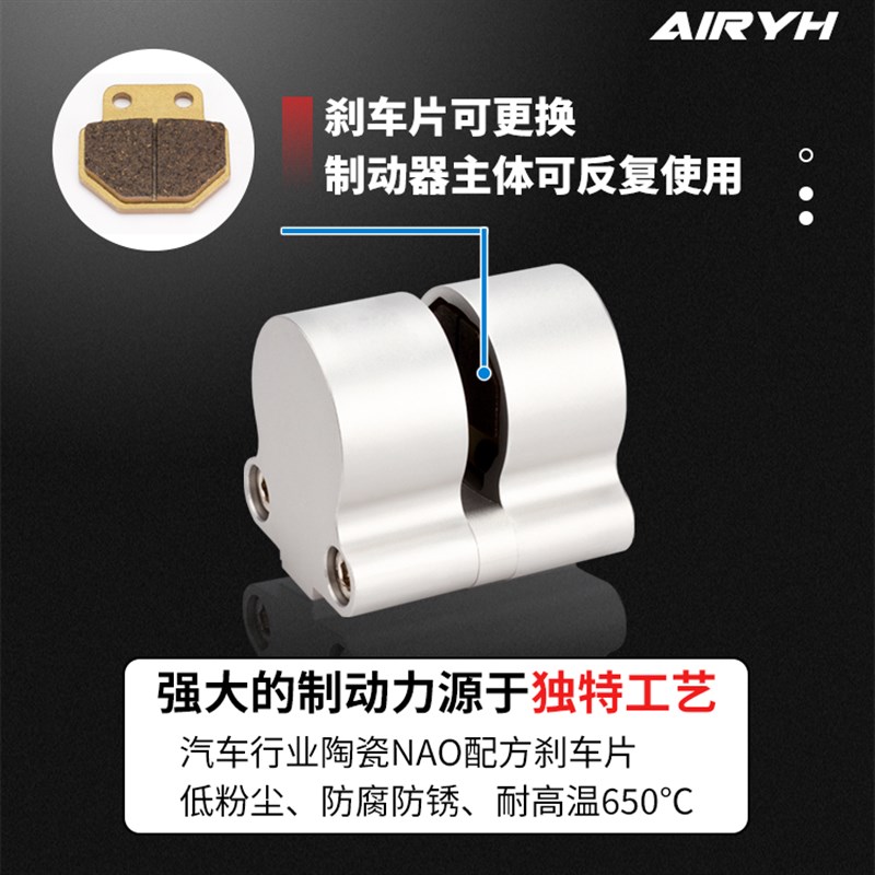 气动刹车气缸碟刹DBF-L8/10/15/20/25数控机床抱闸空压碟式制动器