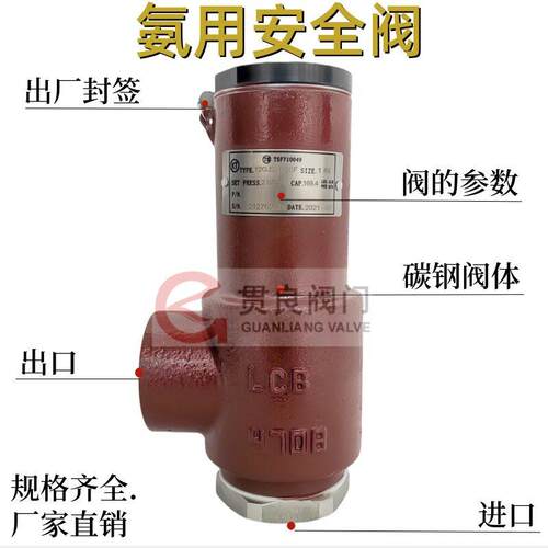 工业冻安全阀12DG13FNCF发器冷凝器12DG13FNCSA-1冷2C30蒸0C1DN15