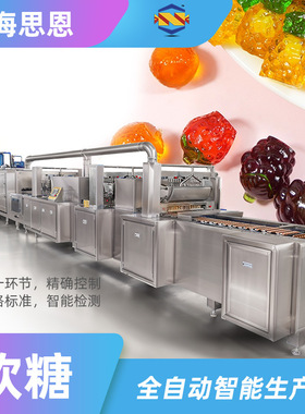 24826-SE-280J软糖全自动生产线 糖果浇注成型设备 果糖机