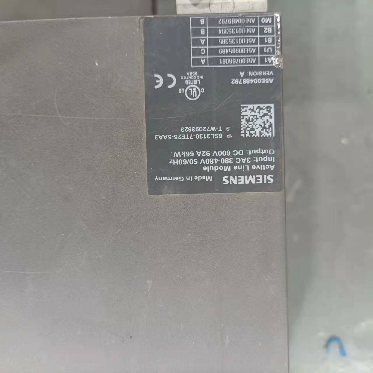 议价6SL3130-7TE25-5AA3 55KW电源成色