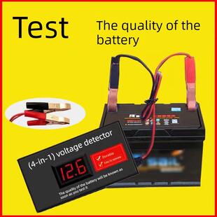 电池检测仪电瓶电压测试仪12v24v72v48v60V汽车电动车摩托车通用