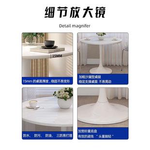 阳台桌椅组合茶桌沙发边几出租房家用客厅茶几民宿简易茶几小圆桌