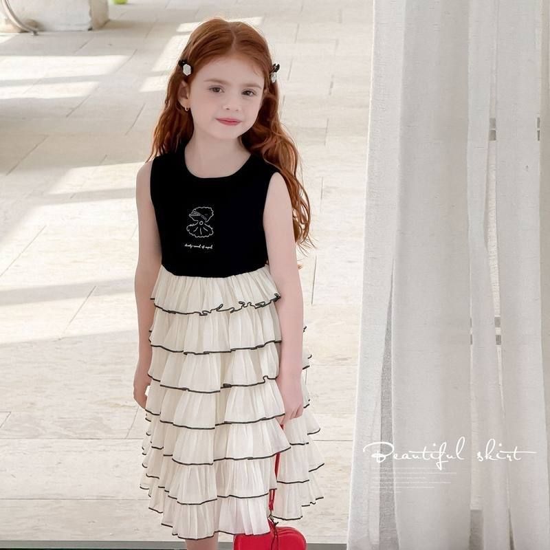 女童连衣裙2025夏季新款韩版儿童蛋糕连衣裙女宝宝甜美拼接公主裙,童装/婴儿装/亲子装,连衣裙,淘宝优惠券,粉丝福利购,淘宝优惠卷