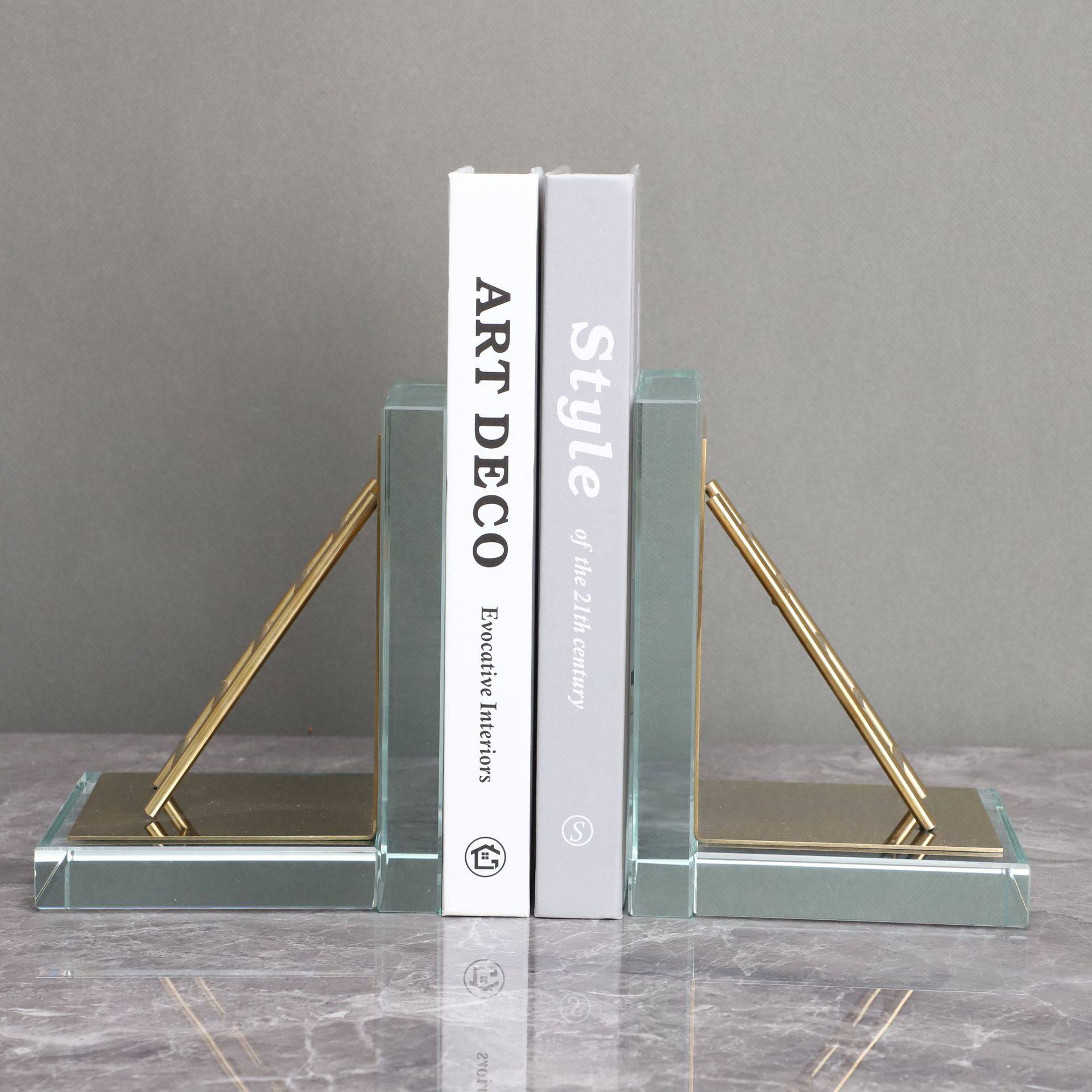 新中式水晶金属i梯子书挡样板房售楼部卧室书房餐厅桌面家居摆件,家居饰品,装饰摆件,淘宝优惠券,粉丝福利购,淘宝优惠卷