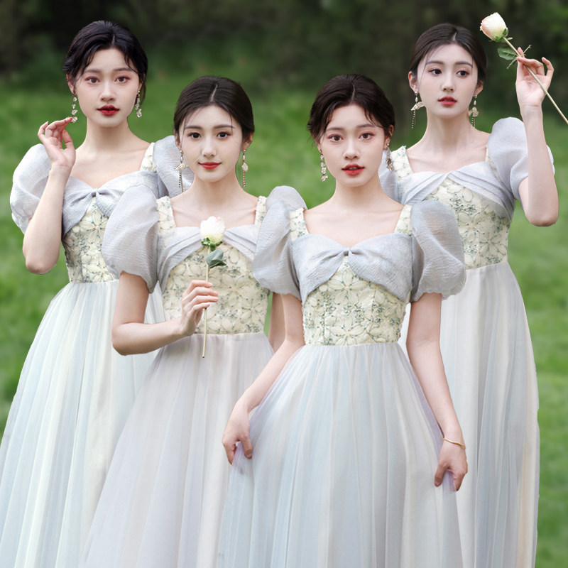 伴娘服女2024新款夏季高级感毕业礼服小个子平时可穿姐妹团伴娘裙,女装/女士精品,礼服/晚装,淘宝优惠券,粉丝福利购,淘宝优惠卷