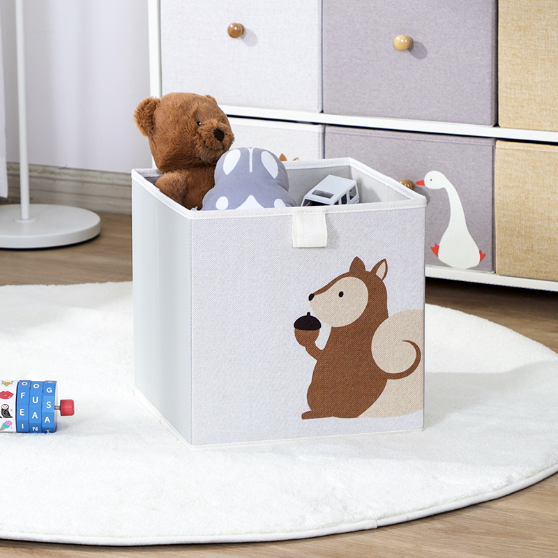 卡通抽屉式布艺收纳箱玩具储物箱子衣服衣柜日式整理箱牛津布卧室