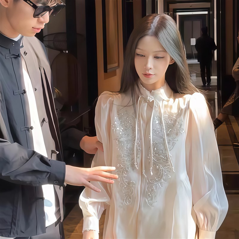 伴娘服大码新中式炸街套装法式订婚礼服J轻奢高级登记领证两件套