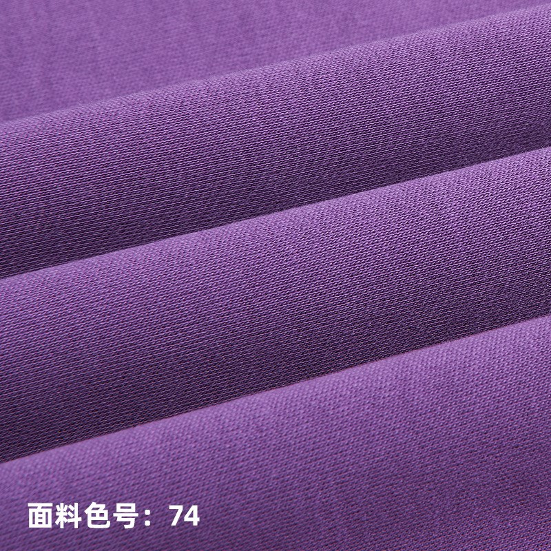 200G水柔棉针织全棉汗布面料 50支精棉双面布纯棉布料 双面棉毛布