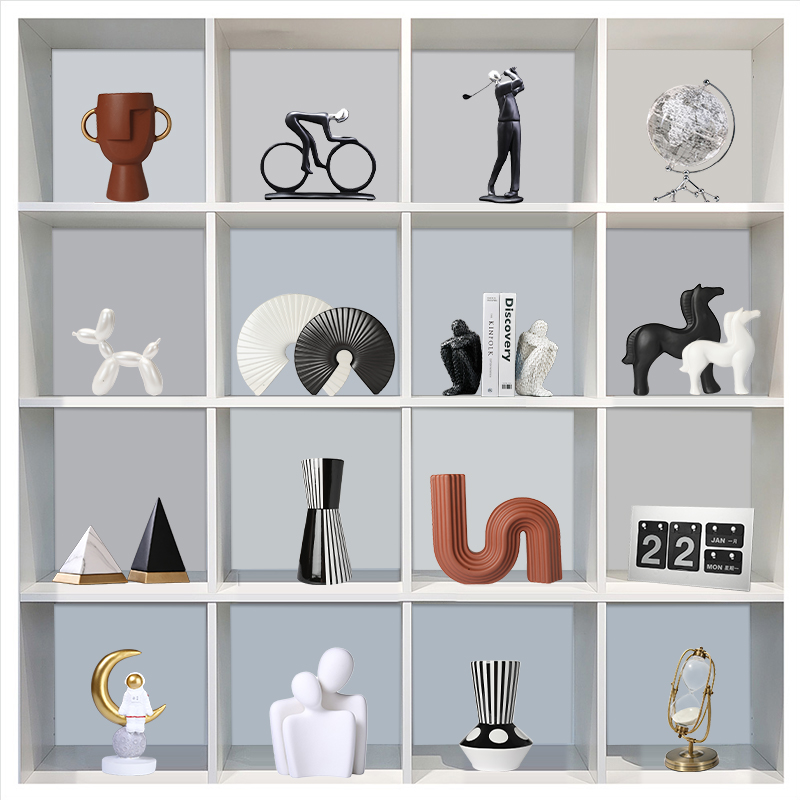 轻奢软装搭配套装客厅新房子衣帽间样板间装饰品家居电视酒柜摆件