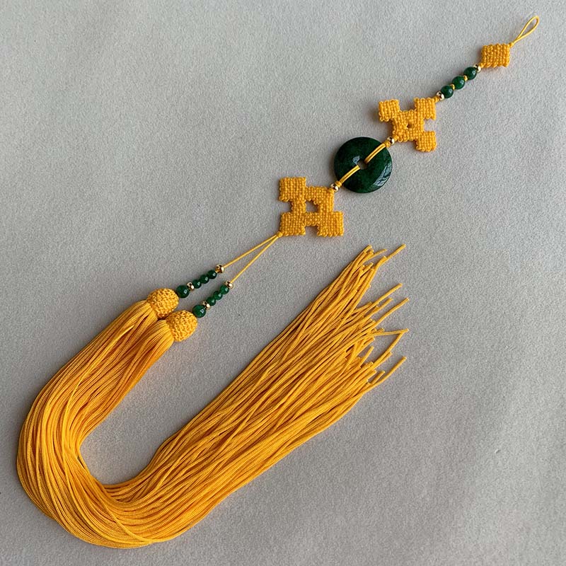 和尚挂珠背云燕尾流苏僧人法会师父方丈念珠短佛珠中国结穗子50cm