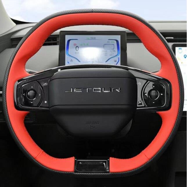 徐记辉锐2022款奇瑞捷途大圣真皮手缝方向盘套X70/X90plus把套