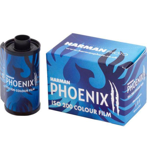 现货 HARMAN哈曼 PHOENIX200蓝凤凰 36esp135彩色负片胶卷26年8