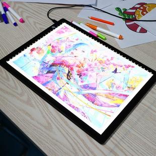 发光刻度拷贝台A4临摹板磁吸绘画板钻石画工具包 新款