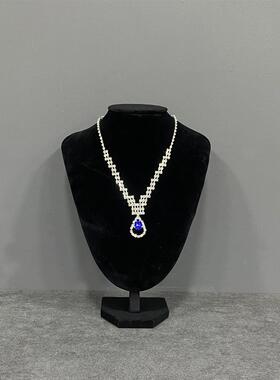 样板房展厅展柜陈列展示颈模饰品项炼耳环项炼颈模衣帽间软装摆件