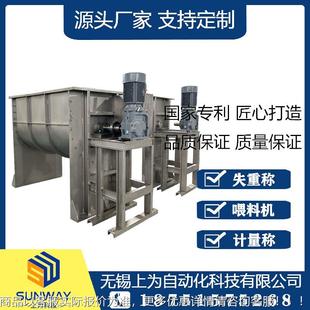 干粉混料机卧式 2024新款 双螺带粉体混合机 卧式 搅拌机 混合机
