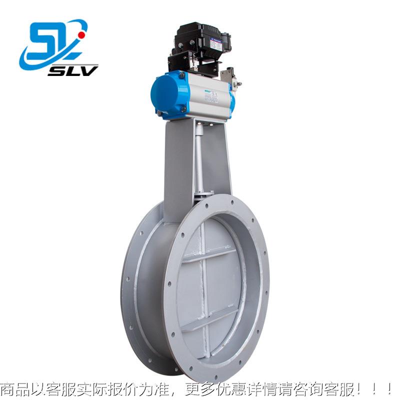 厂家定制排烟防火阀 圆形气动风阀 按图生产非标气动法兰通风蝶阀
