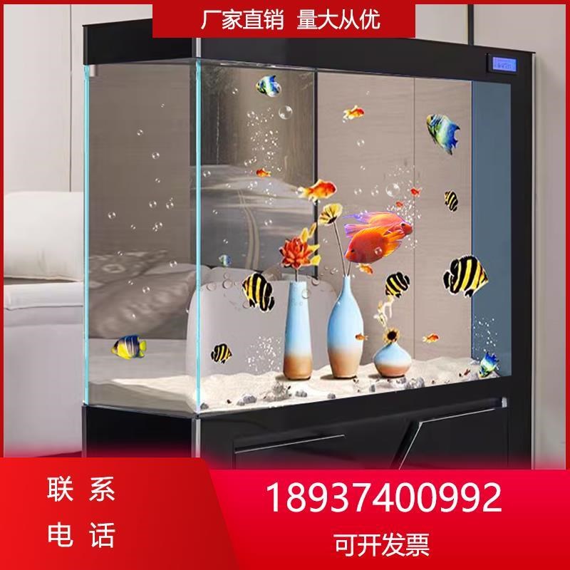 生态鱼缸水族箱客厅家用大型隔断屏风懒人免换水中玄关落地循环自