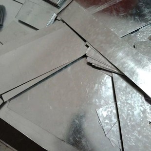 薄铁板铁片长条 镀锌板 白铁皮 白铁板 背板厚度0.4毫米