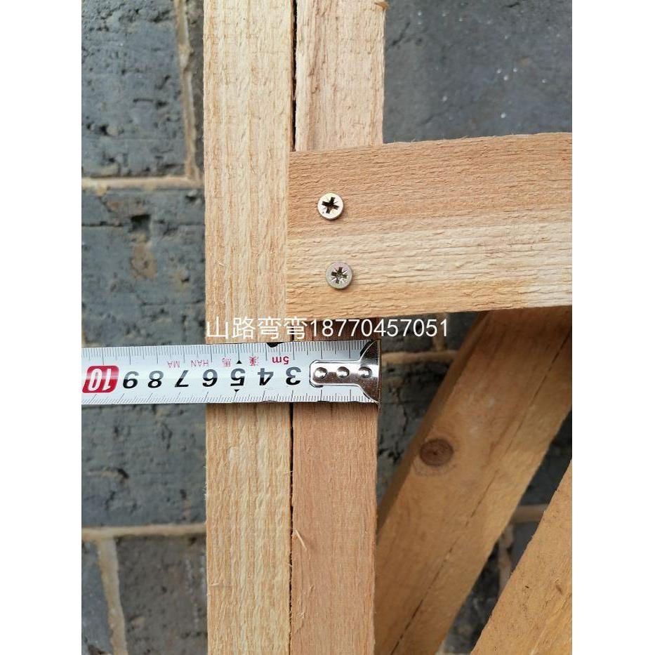 建筑工地杉木人字梯水电装修走梯墙纸墙布石膏线窗帘安装工程梯子