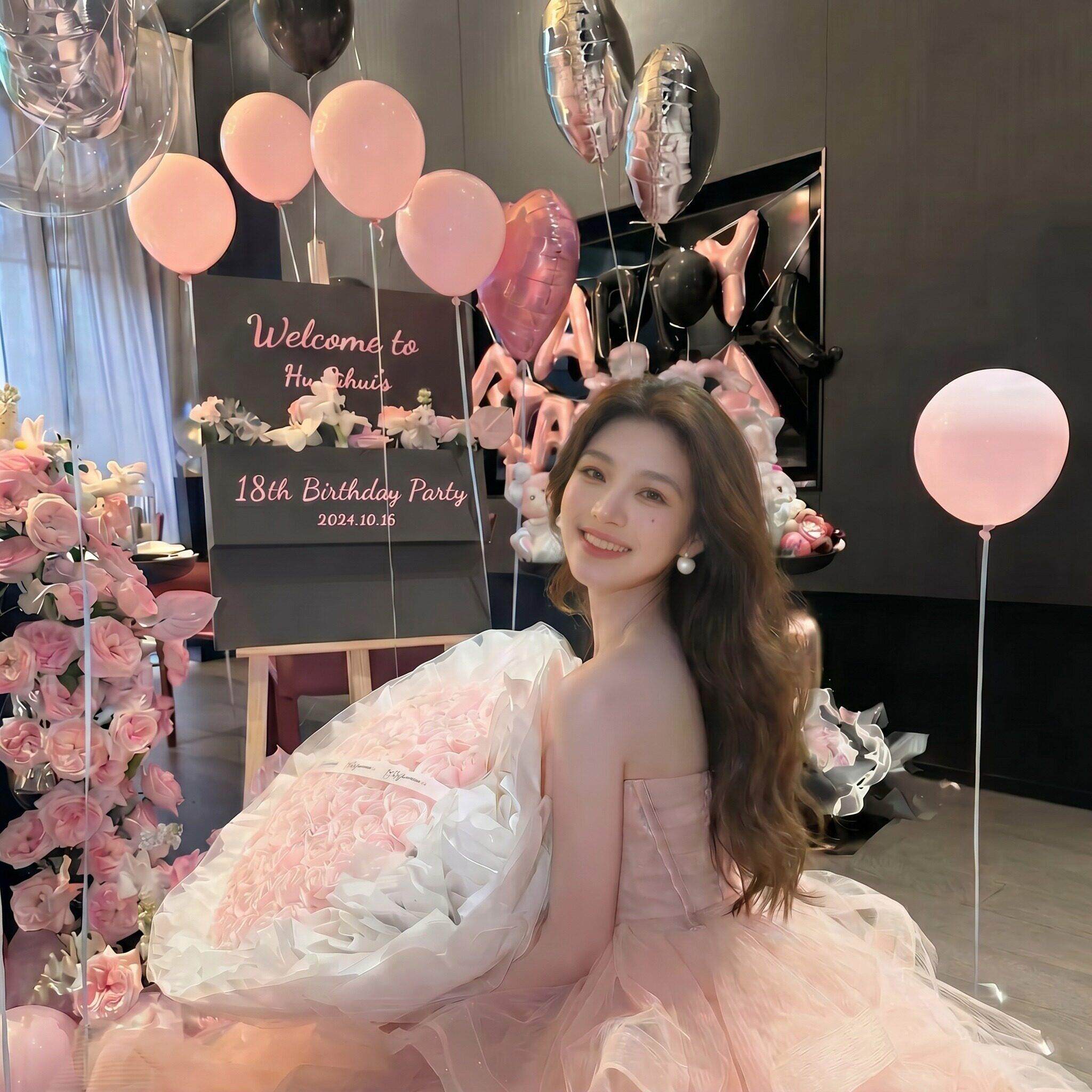 永生花高级感超大家居摆饰订婚永生花99朵199朵巨型粉玫瑰永生花