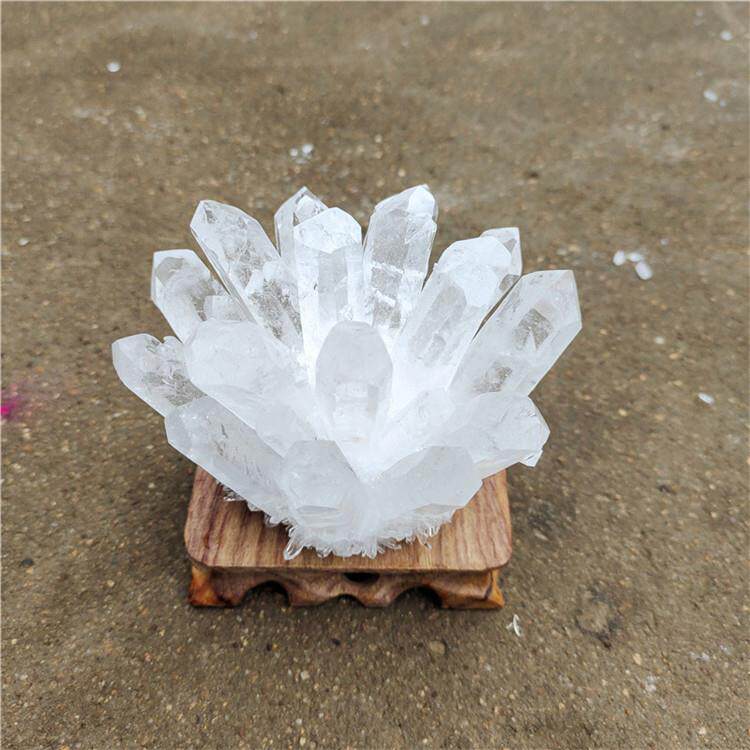 白水晶簇原石摆件天然消磁白水晶客厅 办公室新家装饰摆件 礼品