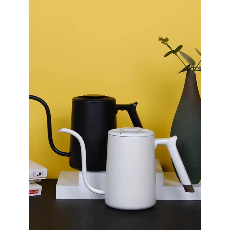 泰摩鱼纯手冲泡壶304不锈钢滴灌式家用长口窄口壶耳挂咖啡壶