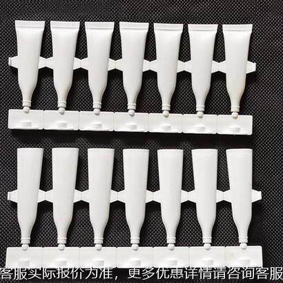 妆前乳精华液超塑润手霜炼乳灌装尾机塑料铝软管声波自动663封封