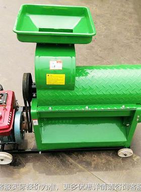 4米马力柴油BXT机玉电米脱粒机干苞撕皮脱粒机甩锤棒子机打两相用