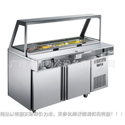 出subway02口款不作气缸柜三文治工台沙拉萨展示工作台锈披钢冷藏