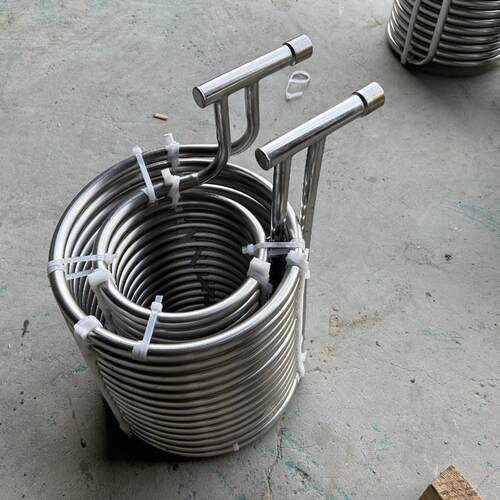 316L不锈钢盘管蒸发器换热器冷却器冷水机专用降温耐腐蚀工业316