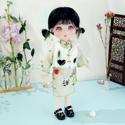 米萌旗袍竹子手工DIY材料包