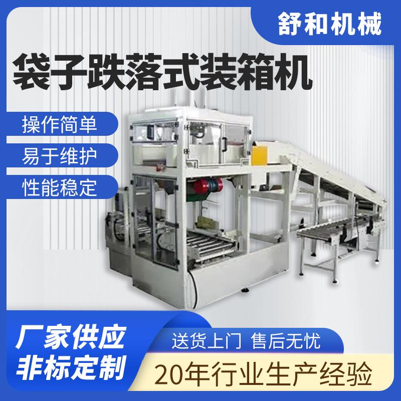 袋装类产品自动跌落式装箱机洗衣服白砂糖无人化智能装箱设备定制