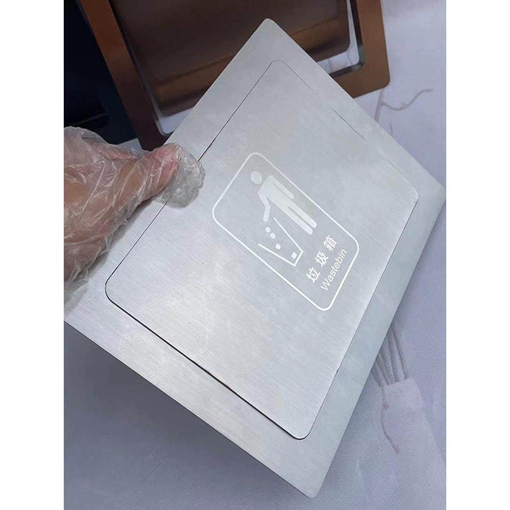 柜门不锈钢嵌入式侧开口盖子内推柜门翻盖垃圾投口厨房厕所垃圾桶,家庭/个人清洁工具,垃圾桶,淘宝优惠券,粉丝福利购,淘宝优惠卷