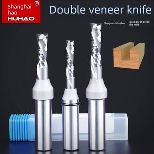 德国原装进口正品TCT料刀工双刃修边机刀头大全开槽螺旋铣刀