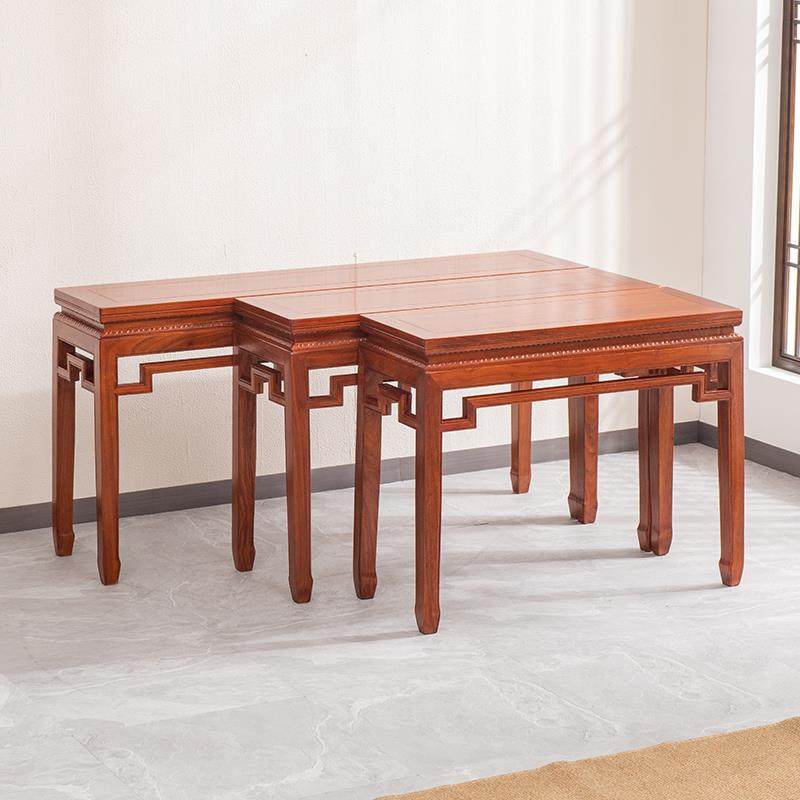 刺猬紫檀平头案红木条案实木中式供桌佛台家用玄关桌神台案几供台