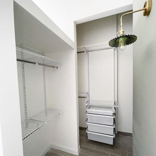 开放式衣帽间挂衣架小户型环保简易组装挂墙式金属框架衣柜定制