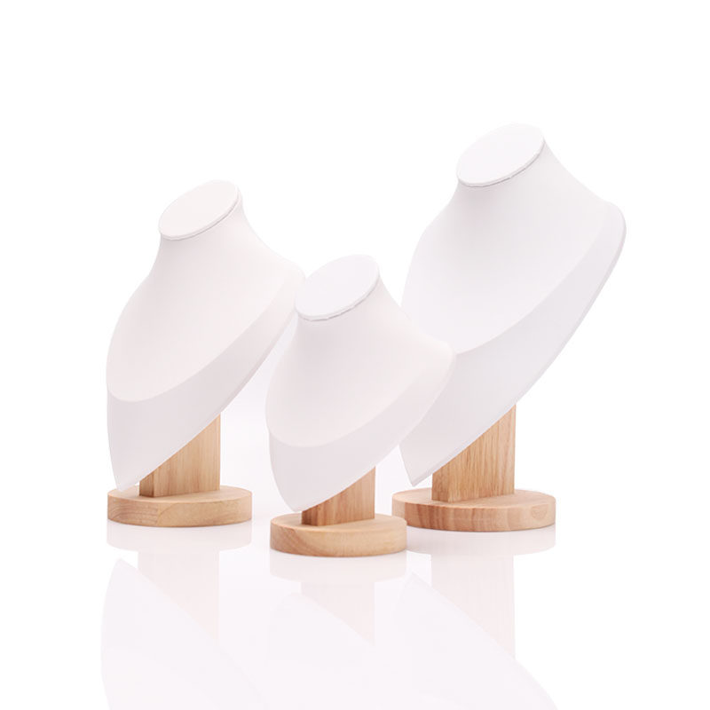 实木人像模特架首饰珠宝展示道具项链展示架饰品收纳店铺橱窗摆件