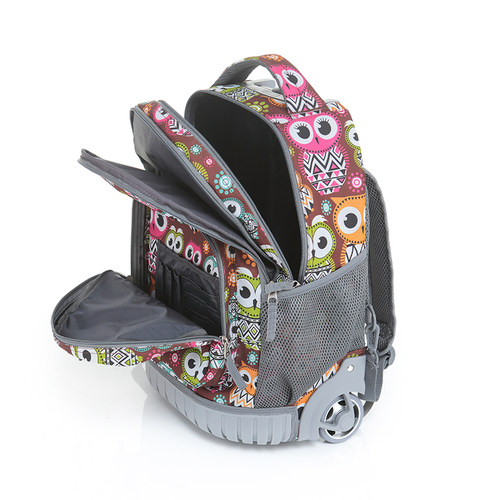 拉杆书包初高中学生男6-12周岁手拉小学生双肩背包带轮子儿童女孩