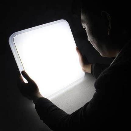 灯罩外壳罩卡扣式 LED吸顶灯灯罩外壳罩 长方形灯罩卧室灯客厅灯