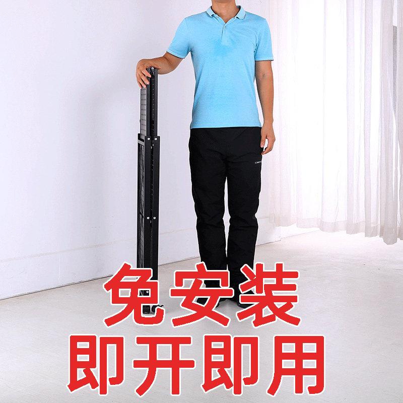 厨房架子收纳架台面置物架带轮移动储物落地多层客厅厨房折叠推车