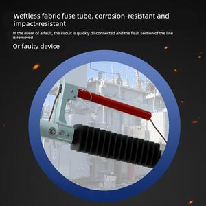 民赛35KV防风型隔离式跌落式熔断器HFG-40.5KV/630A高压保险开关