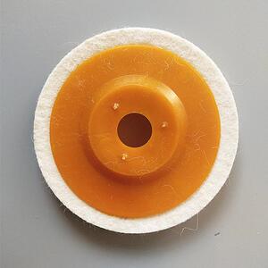 羊毛抛光轮 毛毡轮不锈钢镜面抛光片 角向抛光机打磨片100*16*8mm