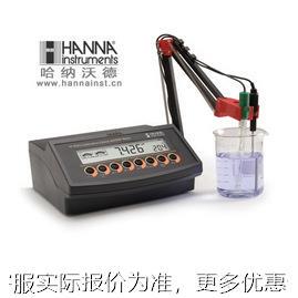 HI2211微电脑酸度pH-氧化还原ORP-温度°C测定仪 原装