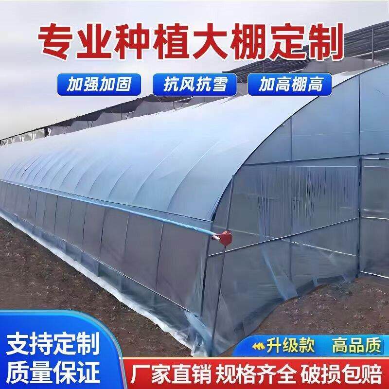 钢管大棚骨架温室牛羊舍钢架连栋组装简易蔬菜棚种植养殖暖棚全套