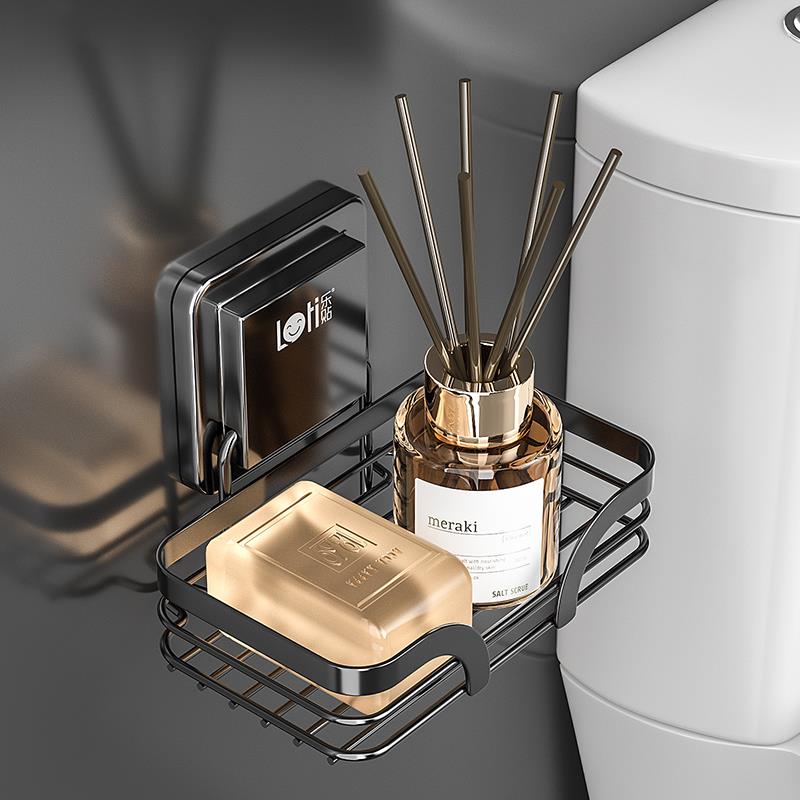 乐贴香皂置物架免打孔壁挂式沥水卫生间家用不锈钢托盘皂盒肥皂架